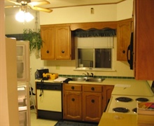 Rental project: Kitchen before renovation